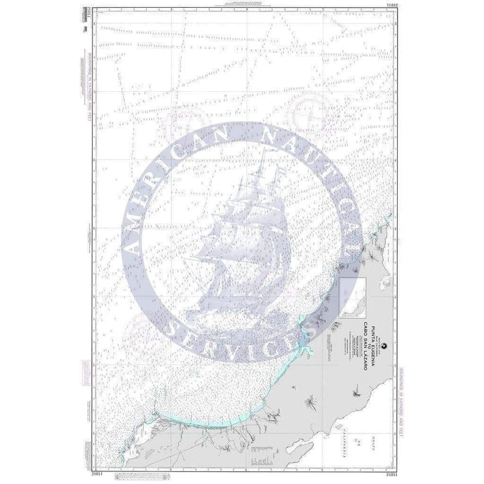 NGA Nautical Chart 21011: Punta Eugenia to Cabo San Lazaro (OMEGA)