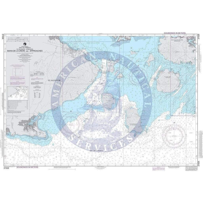NGA Nautical Chart 21529: Bahia de La Union and Approaches