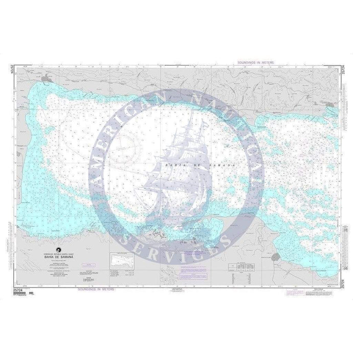 NGA Nautical Chart 25724: Bahia de Samana