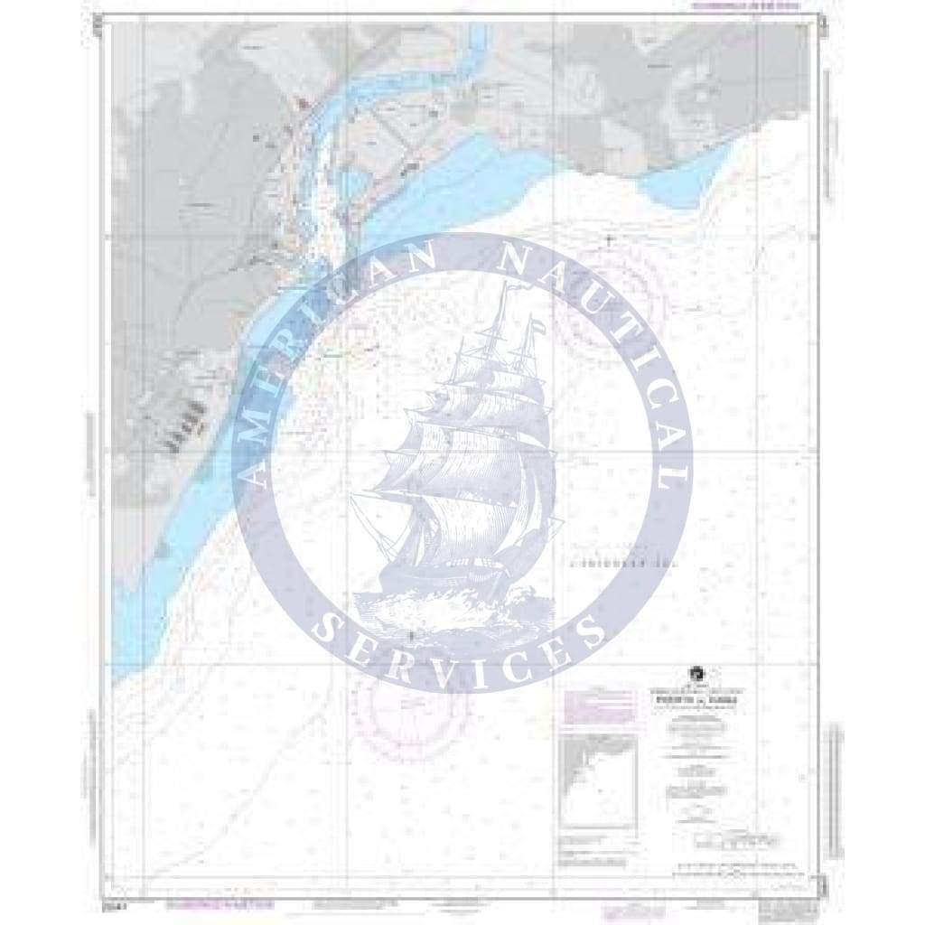 NGA Nautical Chart 25847: Puerto de Haina