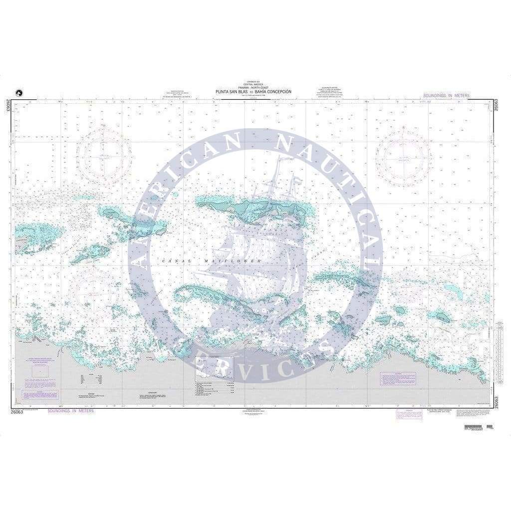 NGA Nautical Chart 26063: Punta San Blas to Bahia Concepcion