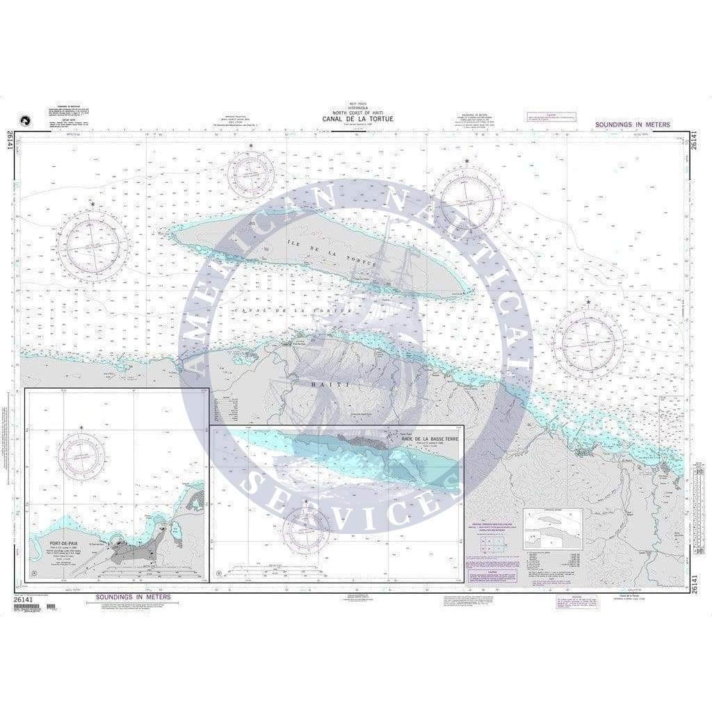 NGA Nautical Chart 26141: Canal de la Tortue