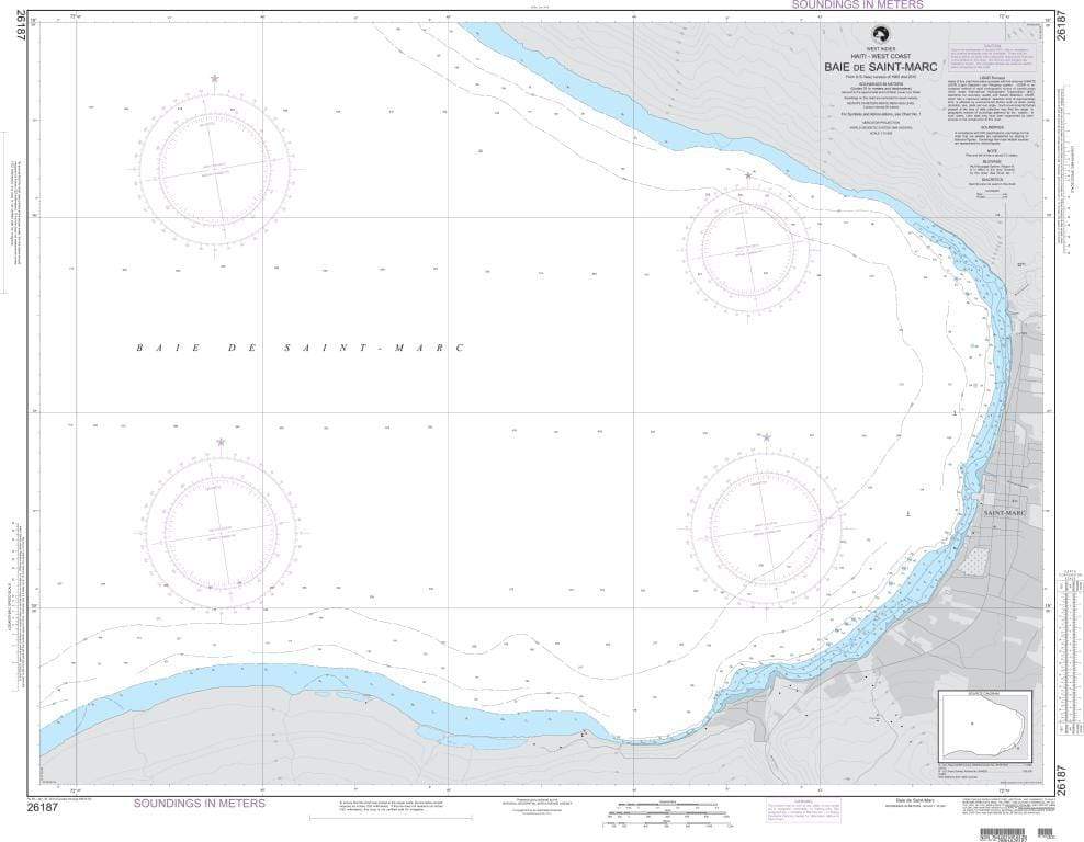 NGA Nautical Chart 26187: Baie de Saint-Marc