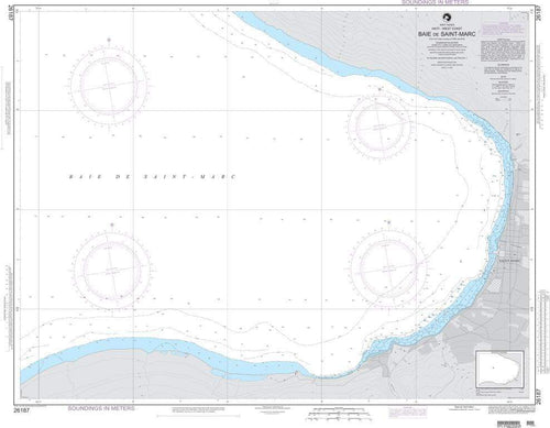NGA Nautical Chart 26187: Baie de Saint-Marc - Amnautical