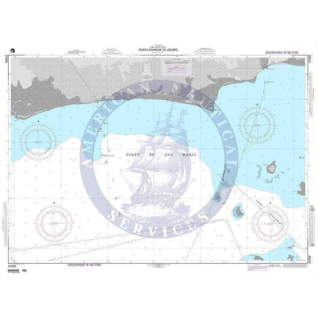 NGA Nautical Chart 27202: Punta Charcas to Jucaro