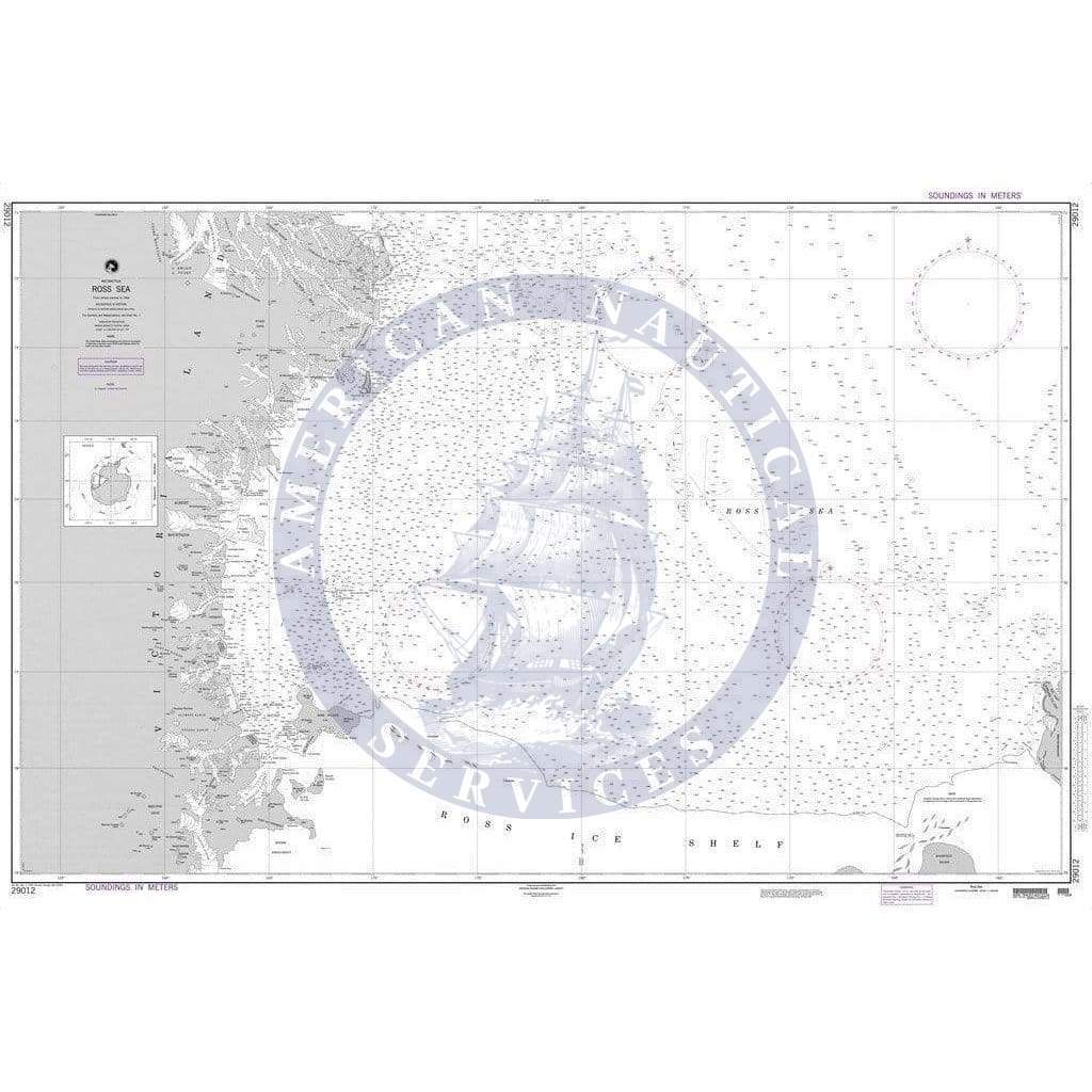 NGA Nautical Chart 29012: Ross Sea