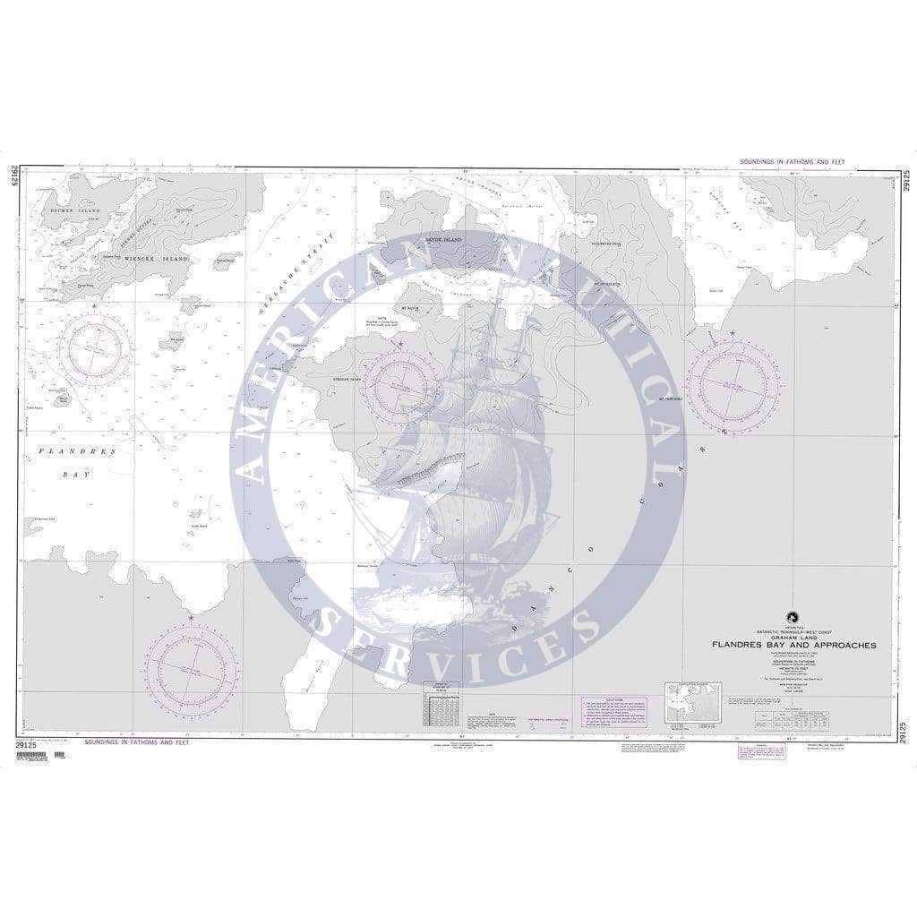 NGA Nautical Chart 29125: Flandres Bay and Approaches