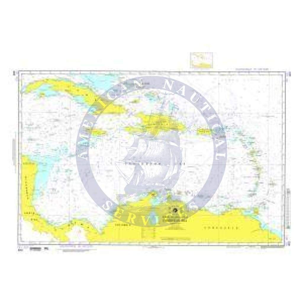 NGA Nautical Chart 402: Caribbean Sea (OMEGA)