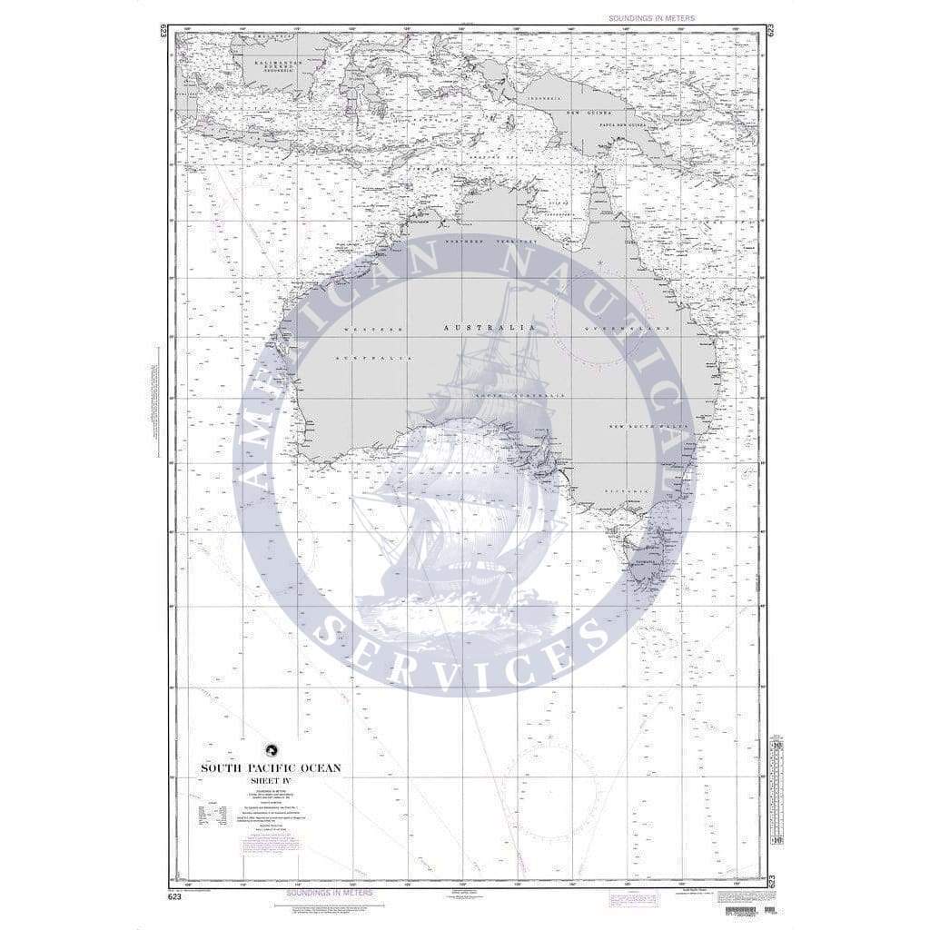 NGA Nautical Chart 623: South Pacific Ocean (Sheet IV)