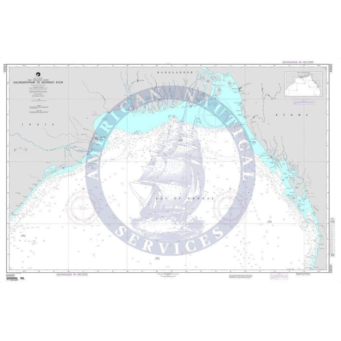 NGA Nautical Chart 63020: Kalingapatam to Goyagyi Kyun