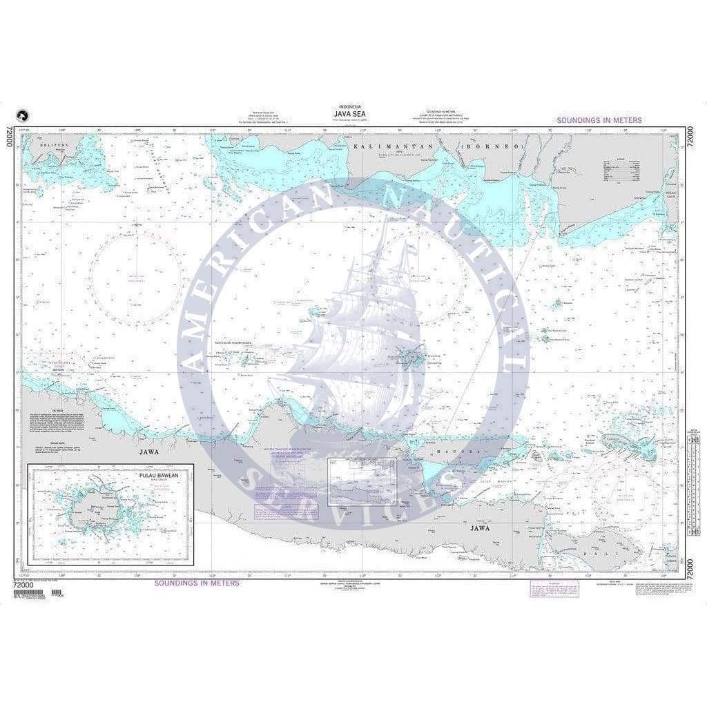 NGA Nautical Chart 72000: Java Sea (Indexed on page 3)