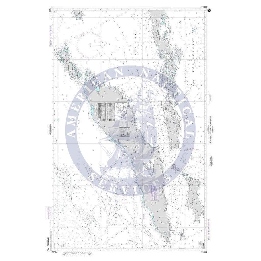 NGA Nautical Chart 73004: Timor and Adjacent Islands