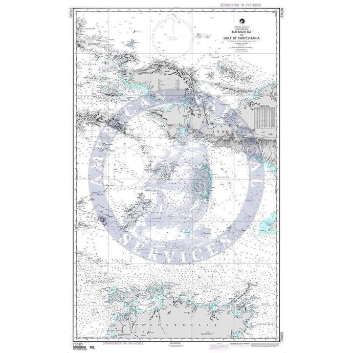 NGA Nautical Chart 73020: Halmahera to Gulf of Carpentaria
