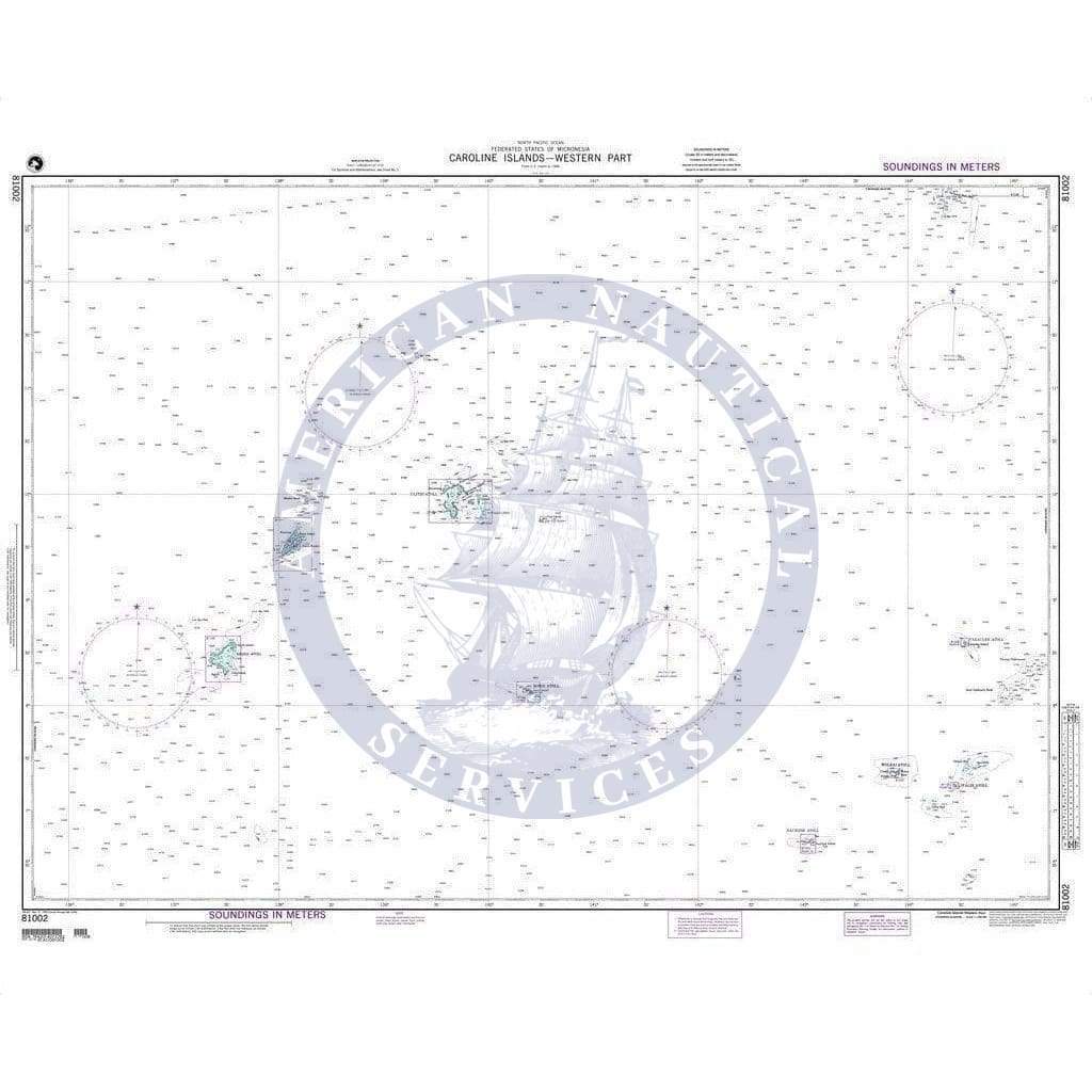 NGA Nautical Chart 81002: Caroline Islands-Westem Part (OMEGA)