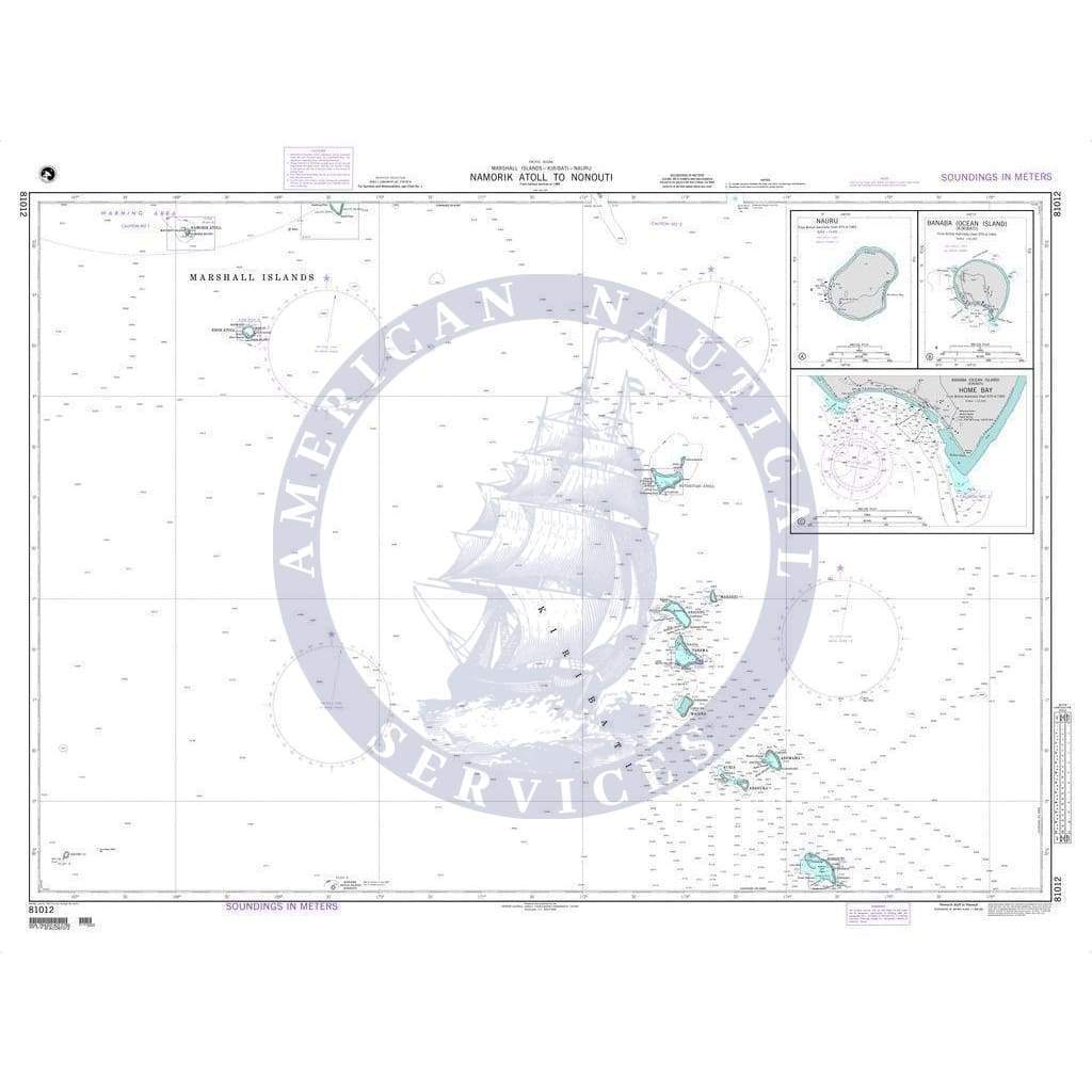 NGA Nautical Chart 81012: Namorik Atoll to Nonouti (OMEGA)