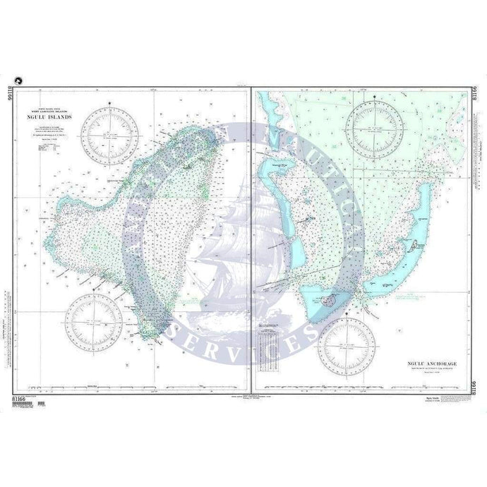 NGA Nautical Chart 81166: Ngulu Islands