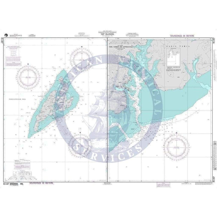 NGA Nautical Chart 81187: Yap Islands (Caroline Islands)