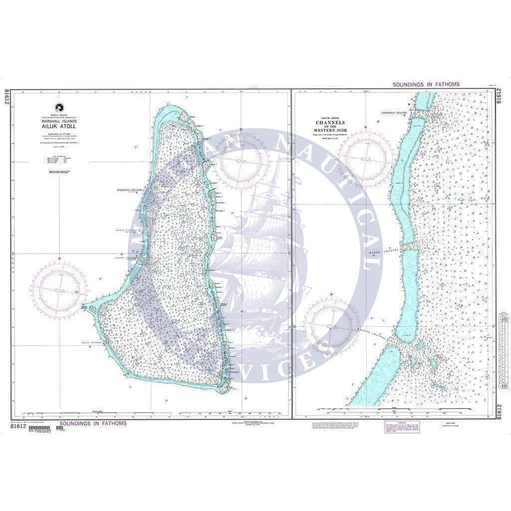 NGA Nautical Chart 81612: Alluk Atoll (Marshall Islands)