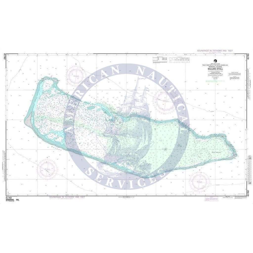 NGA Nautical Chart 81782: Majuro Atoll (Marshall Islands)