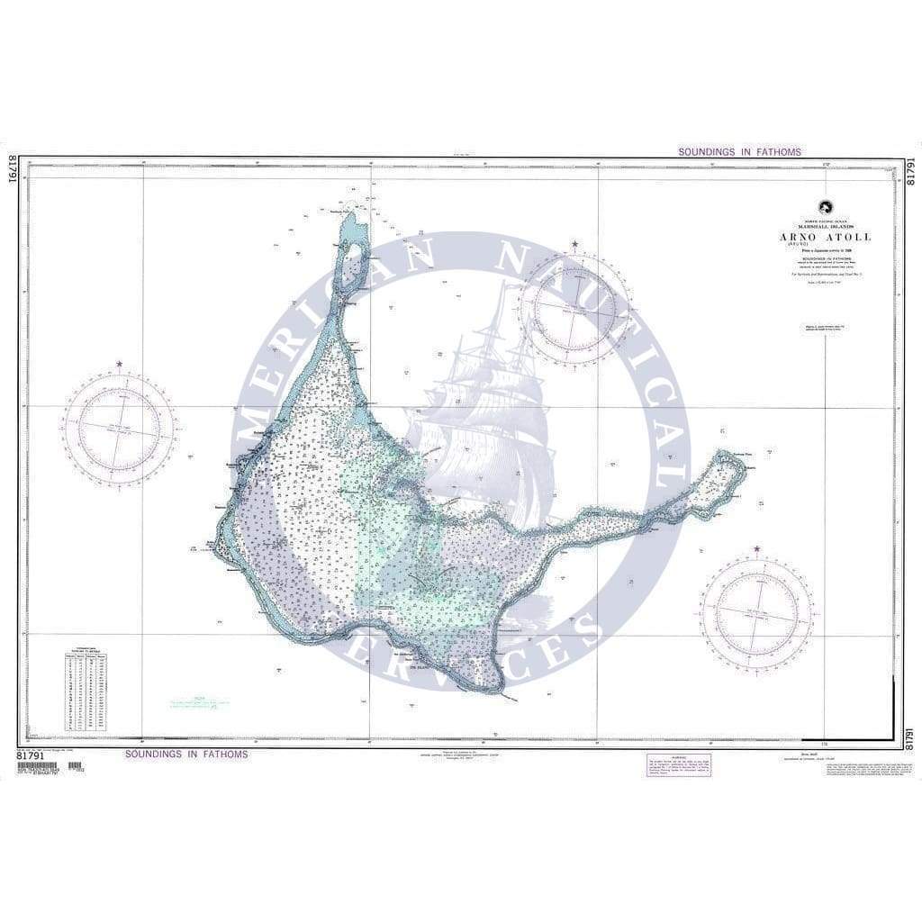 NGA Nautical Chart 81791: Arno (Aruno) Atoll (Marshall Islands)