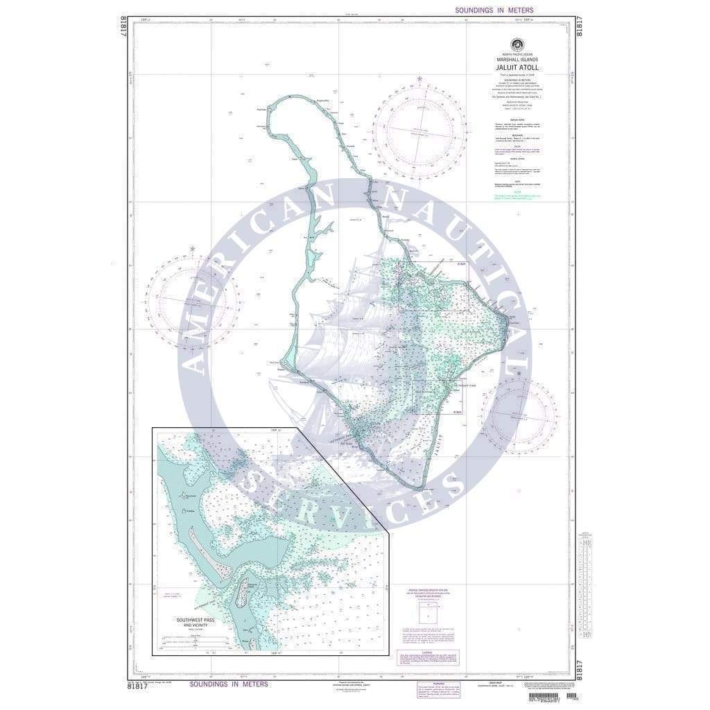NGA Nautical Chart 81817: Jaluit Atoll