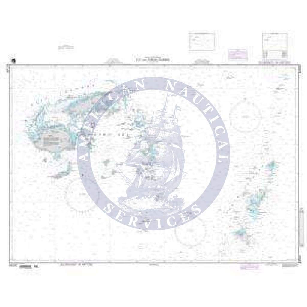 NGA Nautical Chart 83500: Fiji and Tonga Islands (OMEGA)