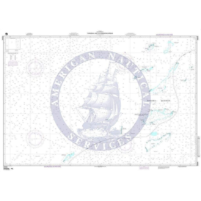NGA Nautical Chart 93044: Yongshu Jiao to Yongdeng Ansha (South China Sea)