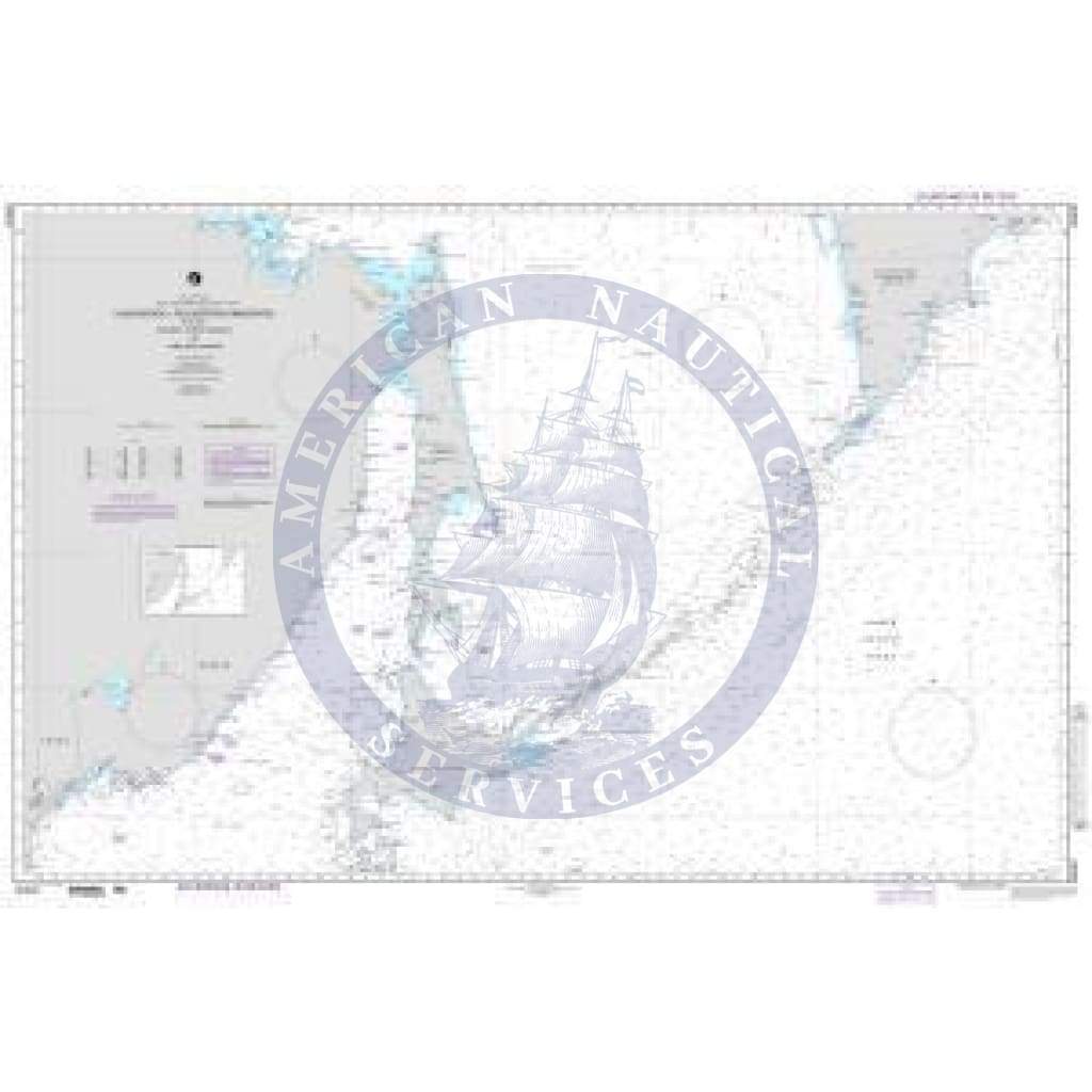 NGA Nautical Chart 96000: Vladivostok to Poluostrov Kamchatka including Hokkaido, Ostrov Sakhalin and Kuril'skiye Ostrova