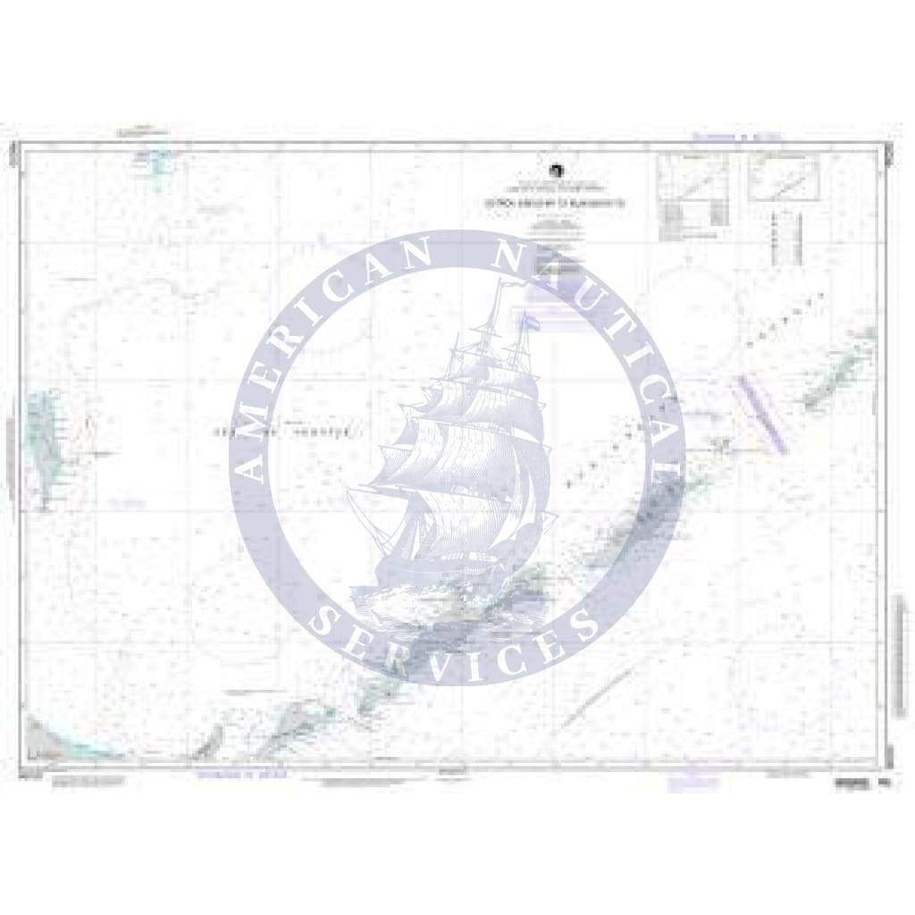 NGA Nautical Chart 96020: Ostrov Simushir to Kunashiri-to
