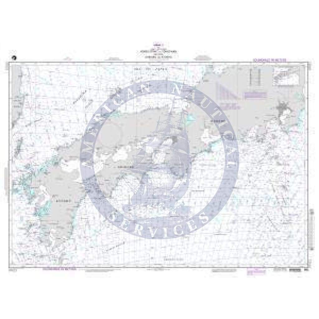 NGA Nautical Chart 97021: Korea Strait to Tokyo-Wan including Shikoku and Kyushu (LORAN-C)