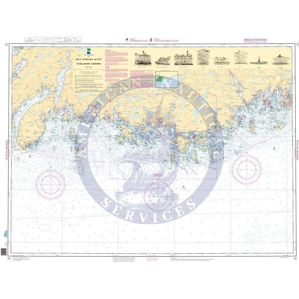 NHS Chart 10: Ny-Hellesund - Lindesnes