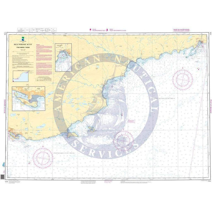 NHS Chart 114: Ytre Kiberg - Vadsø