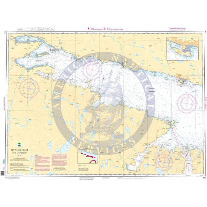 NHS Chart 115: Vadsø - Varangerbotn