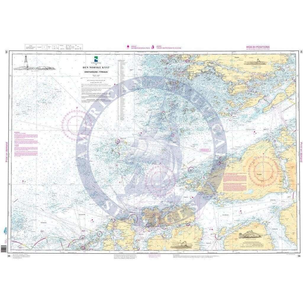 NHS Chart 36: Kristiansund - Tyrhaug