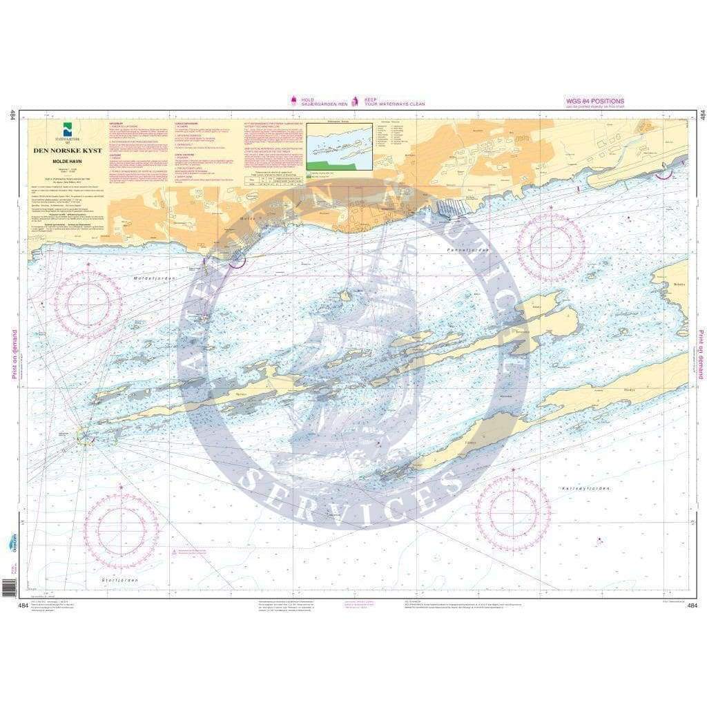 NHS Chart 484: Molde havn