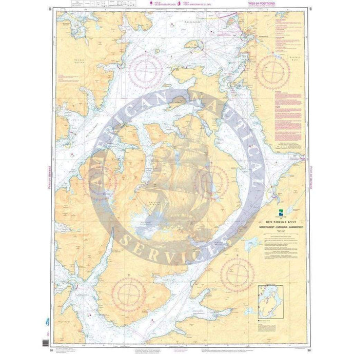 NHS Chart 98: Sørøysund - Vargsund - Hammerfest
