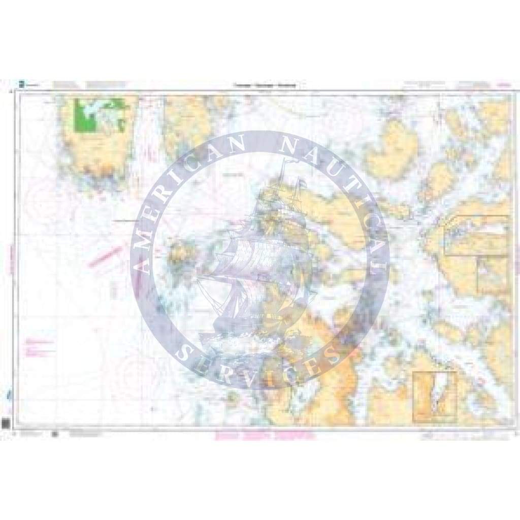 NHS Nautical Chart NHS016: Tananger - Stavanger - Skudenes