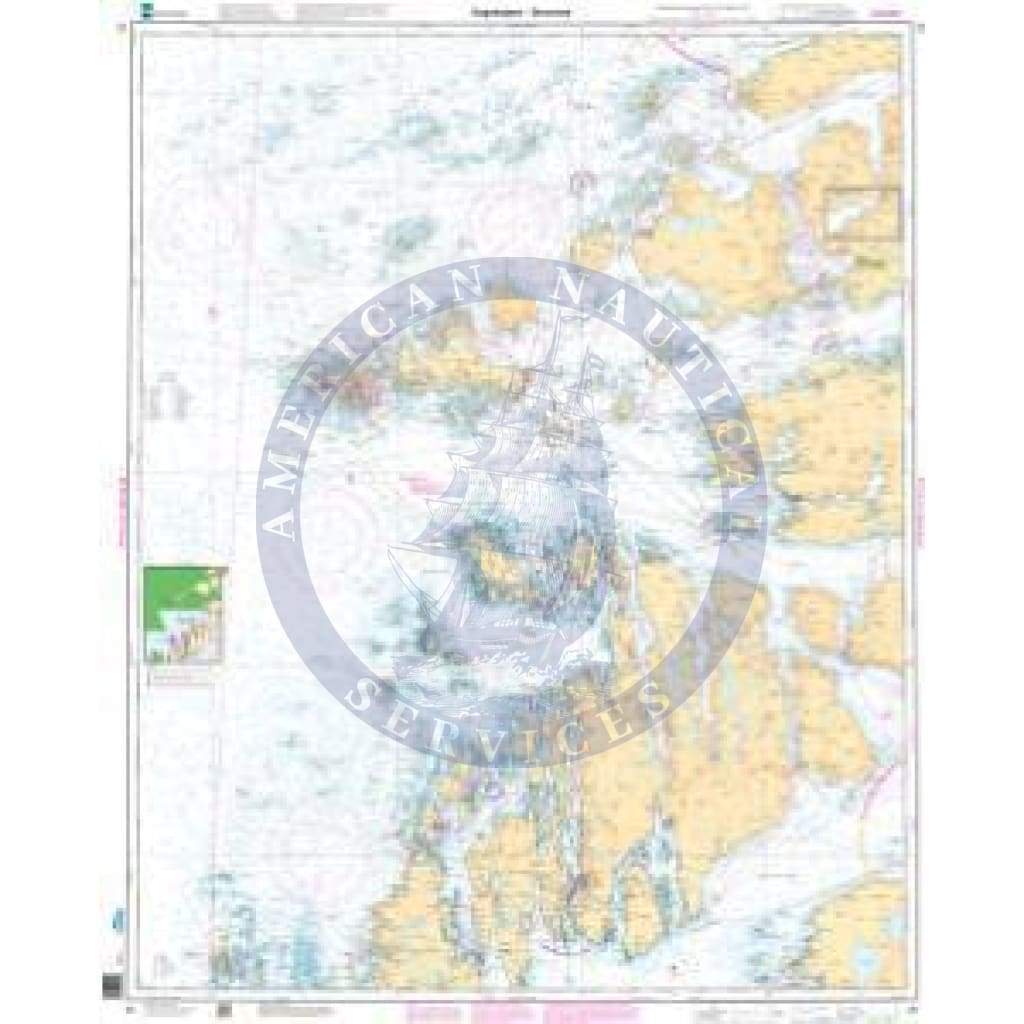 NHS Nautical Chart NHS025: Sognesjøen - Stavenes