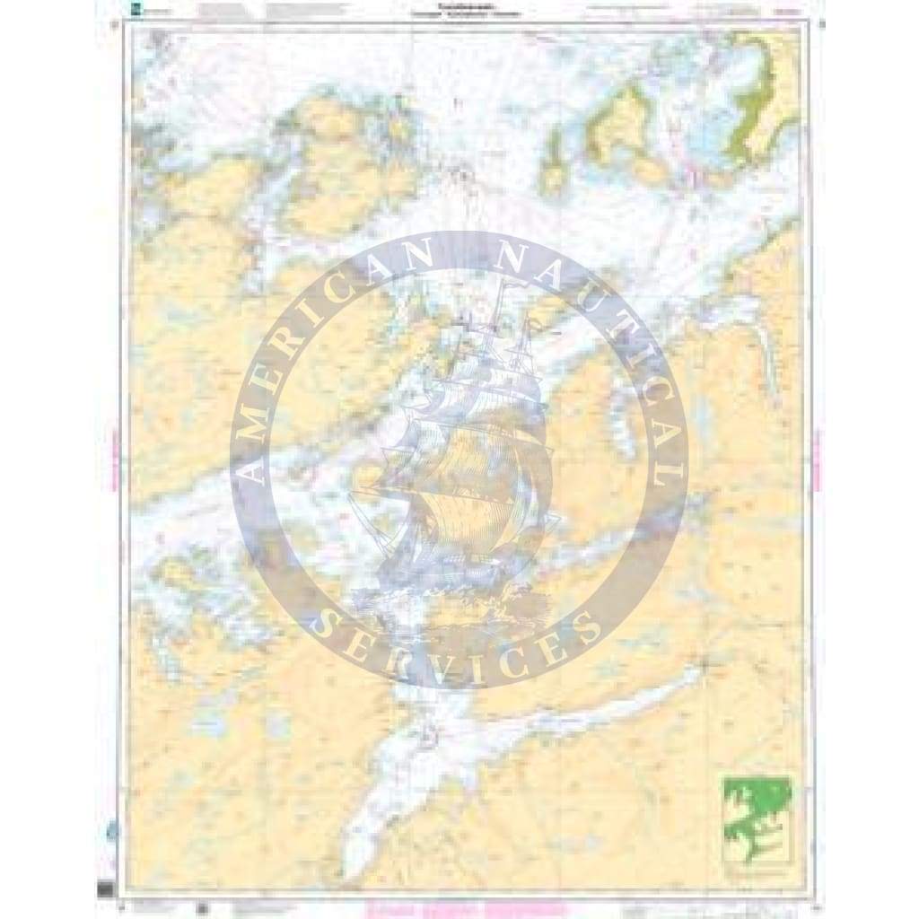 NHS Nautical Chart NHS038: Trondheimsleia Terningen - Kyrkseterøra - Ørlandet