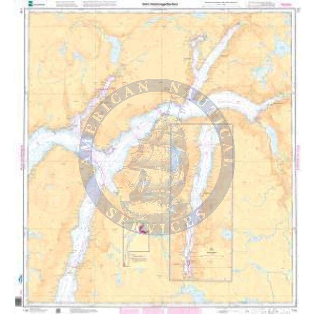 NHS Nautical Chart NHS118: Indre Hardangerfjorden