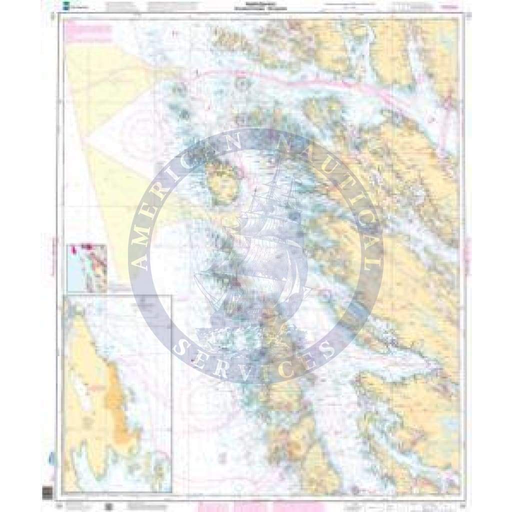 NHS Nautical Chart NHS120: Hjeltefjorden. Stureterminalen - Mongstad