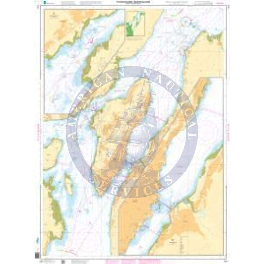 NHS Nautical Chart NHS466: Tromsøysundet - Sandnessundet med Tromsø havn