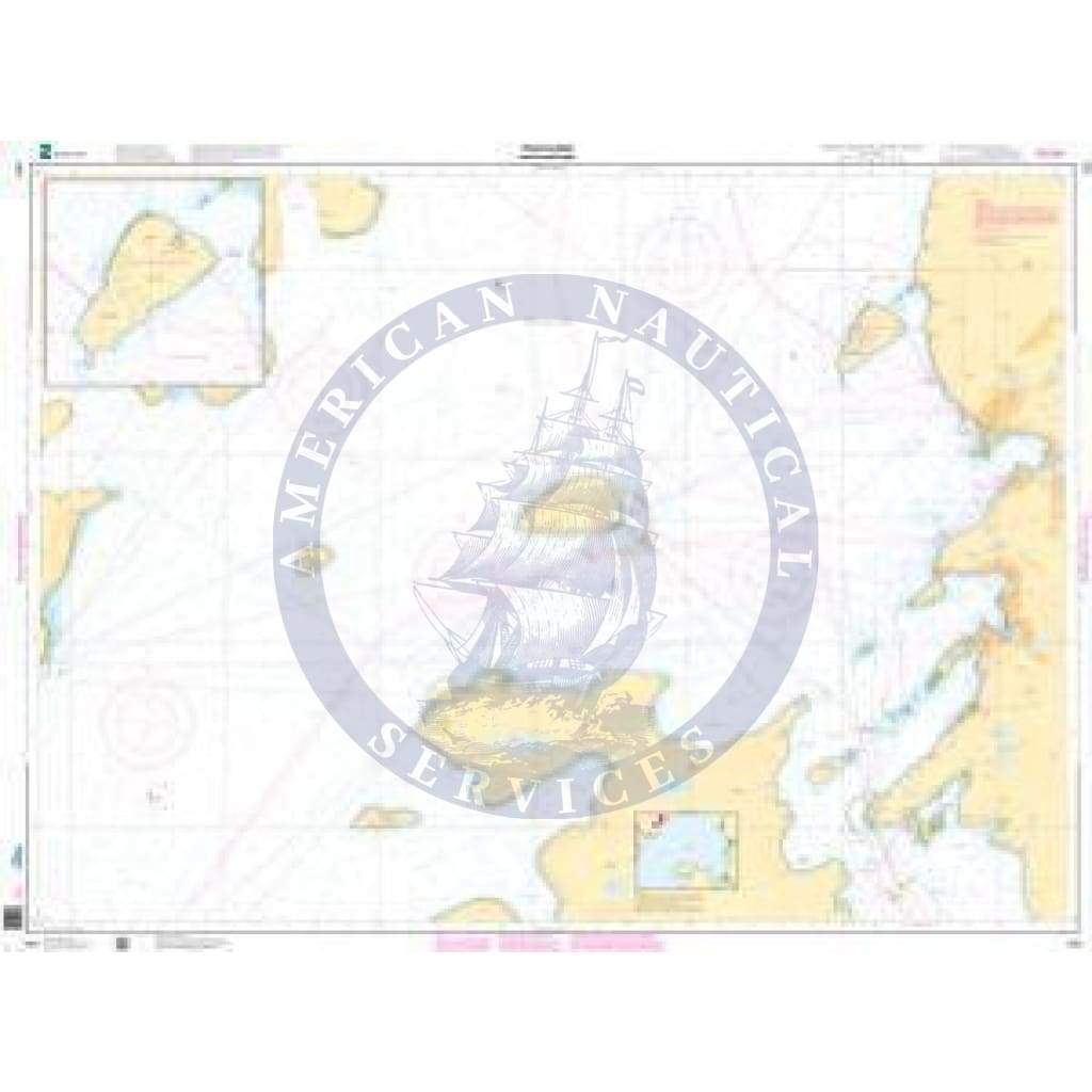 NHS Nautical Chart NHS489: Hammerfest med innseilinger