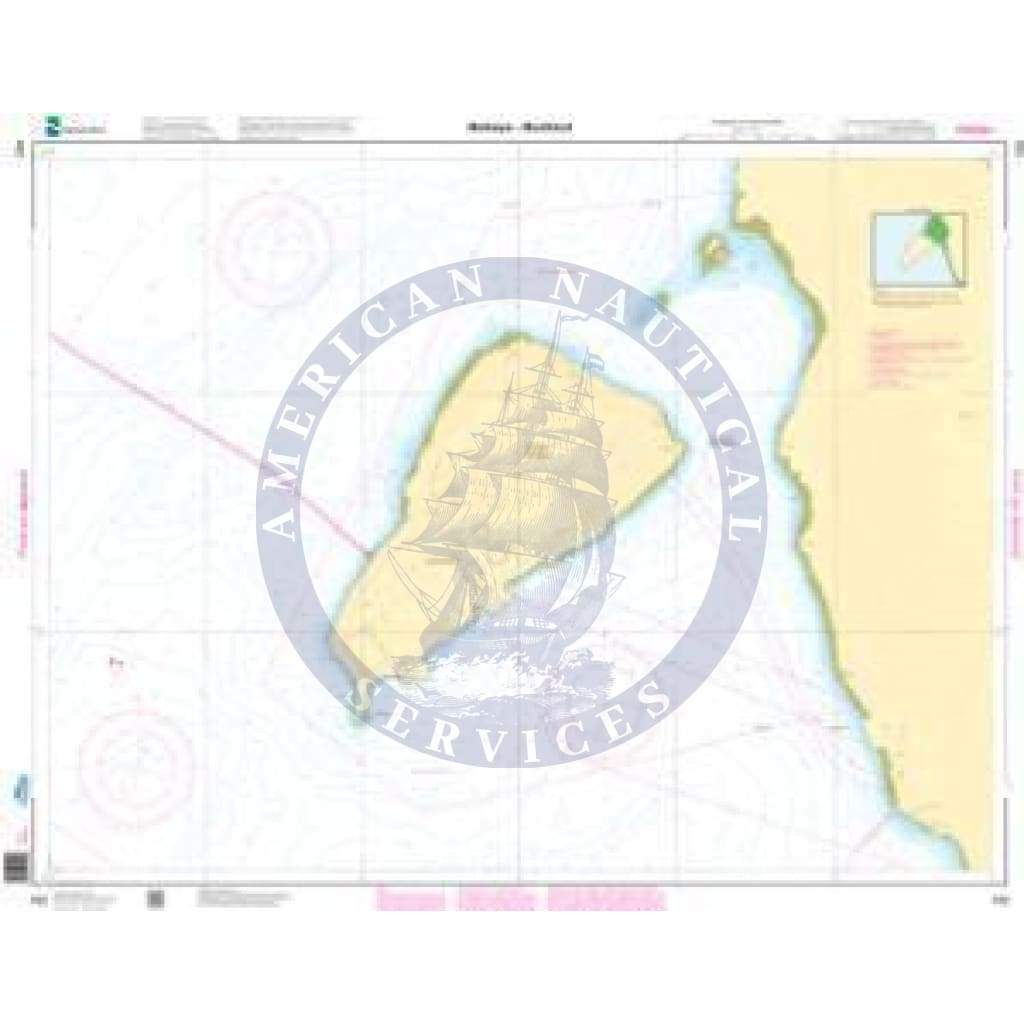 NHS Nautical Chart NHS492: Melkøya - Muolkkut