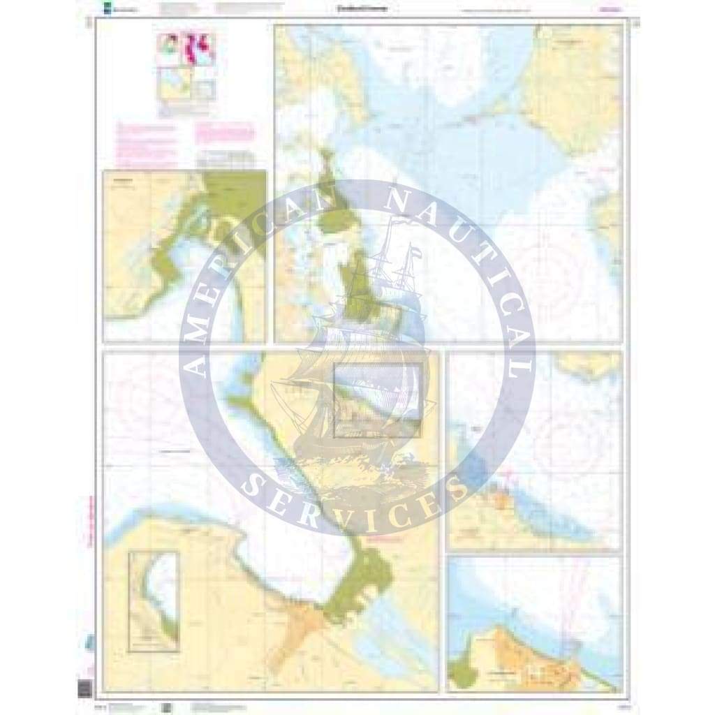 NHS Nautical Chart NHS513: Svalbard havner: Sveagruva, Forlandsrevet, Adventfjorden, Ny Ålesund