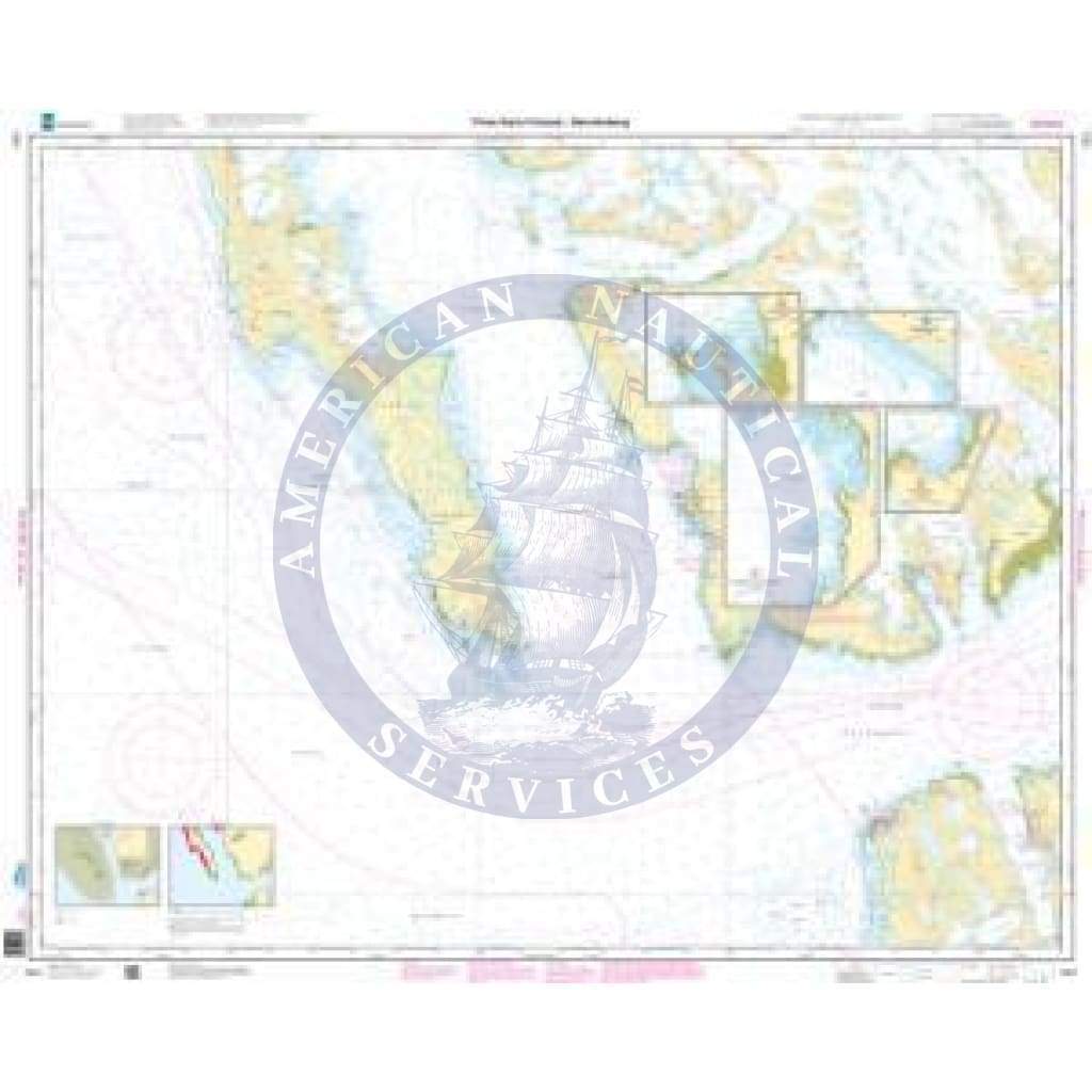 NHS Nautical Chart NHS524: Prins Karls Forland - Barentsburg