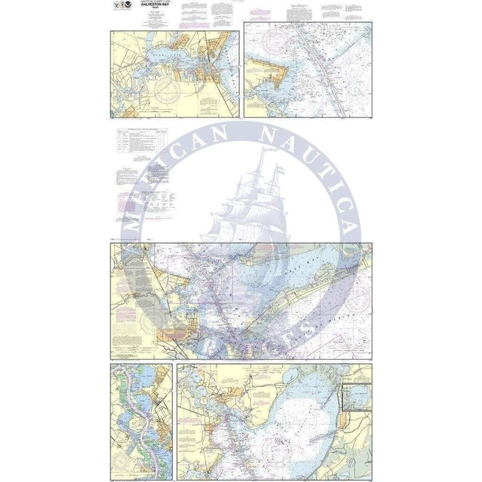 NOAA Nautical Chart 11326: Galveston Bay