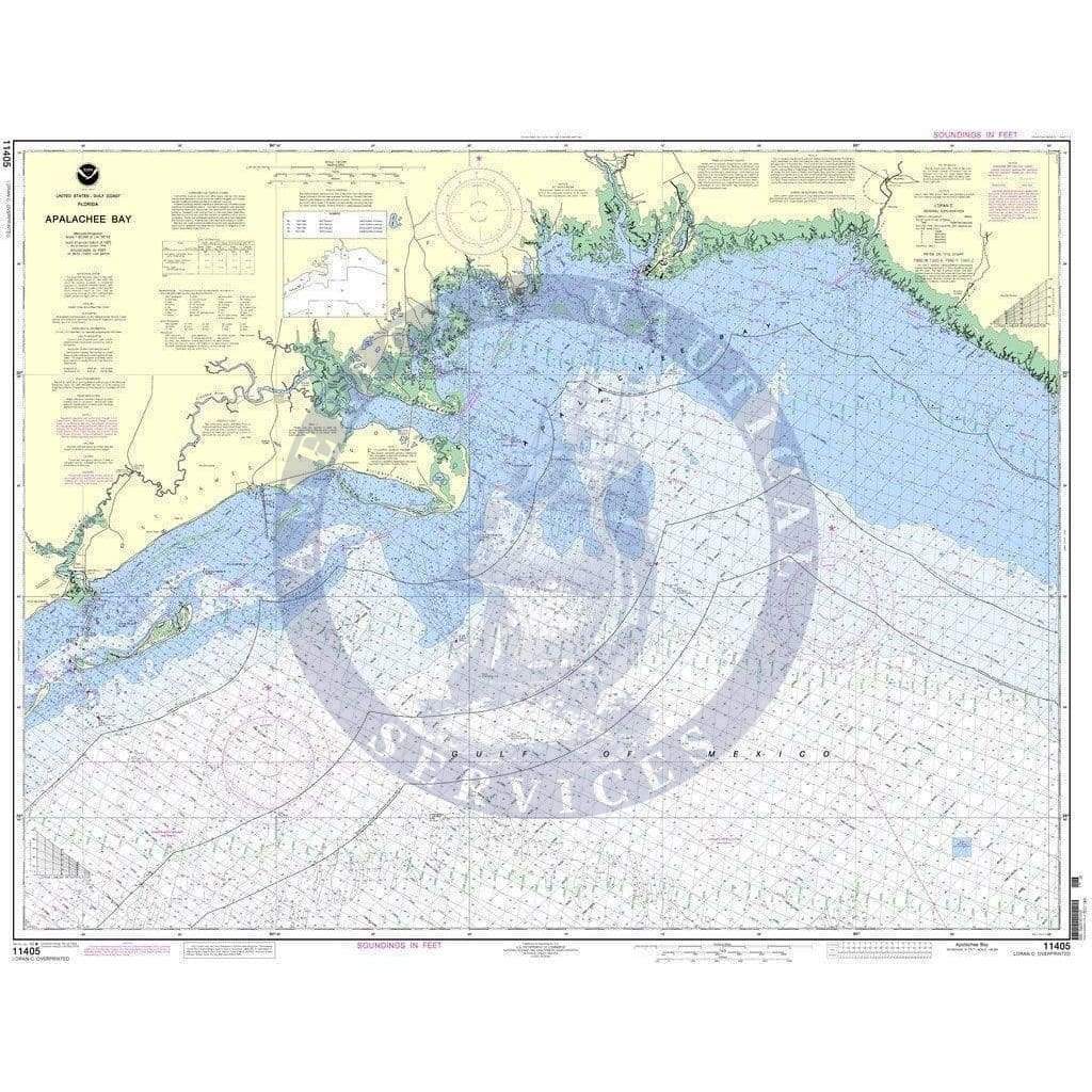 NOAA Nautical Chart 11405: Apalachee Bay