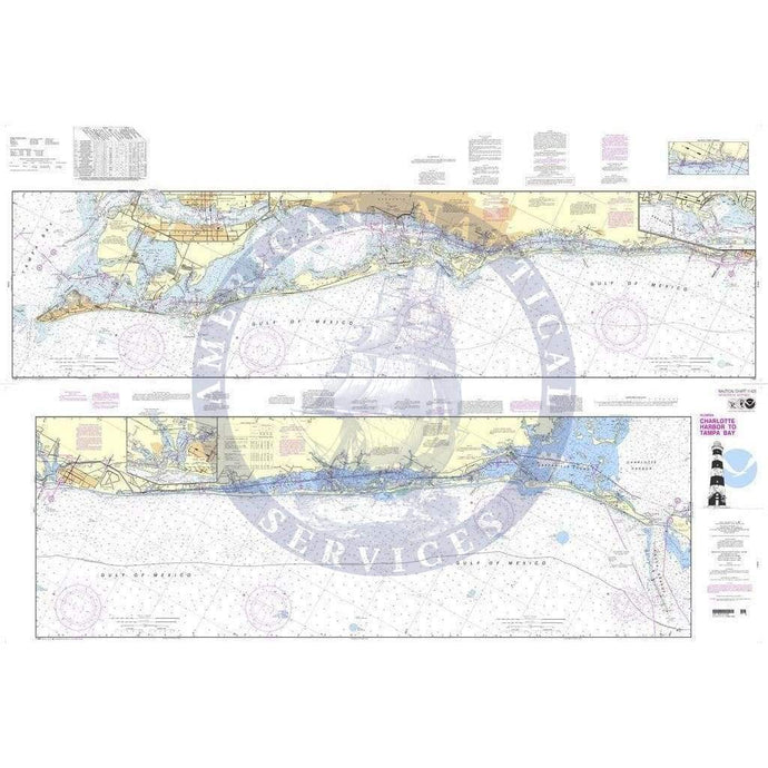 NOAA Nautical Chart 11425: Intracoastal Waterway Charlotte Harbor to Tampa Bay
