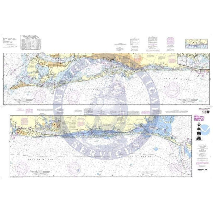 NOAA Nautical Chart 11425: Intracoastal Waterway Charlotte Harbor to Tampa Bay
